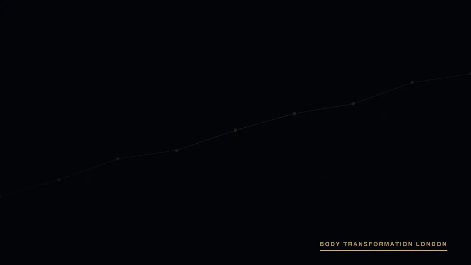 Trend-line cover graphic for the RMR test London guide, Body Transformation London