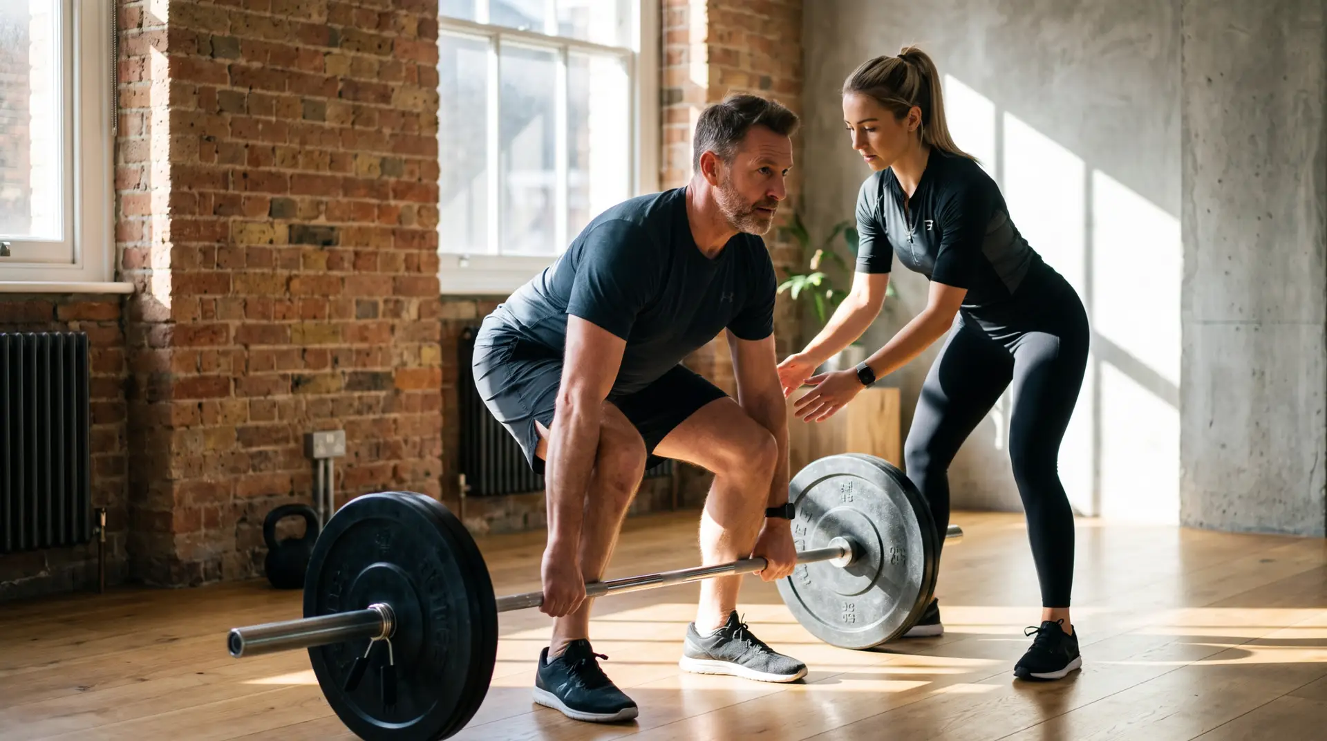 strength training after 40 London — coached session at Body Transformation London's Hampstead studio